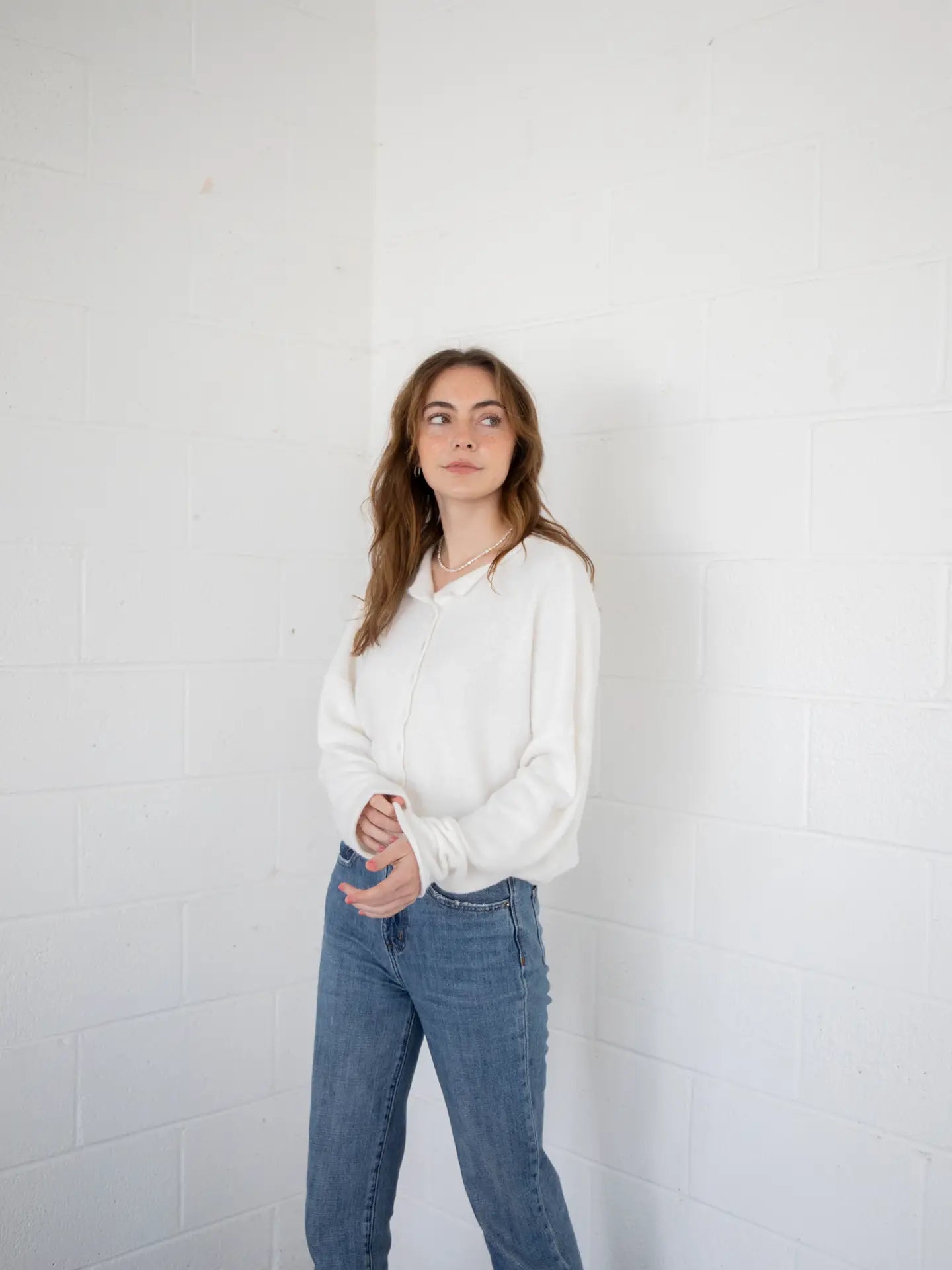 Piper Cardigan - Snow
