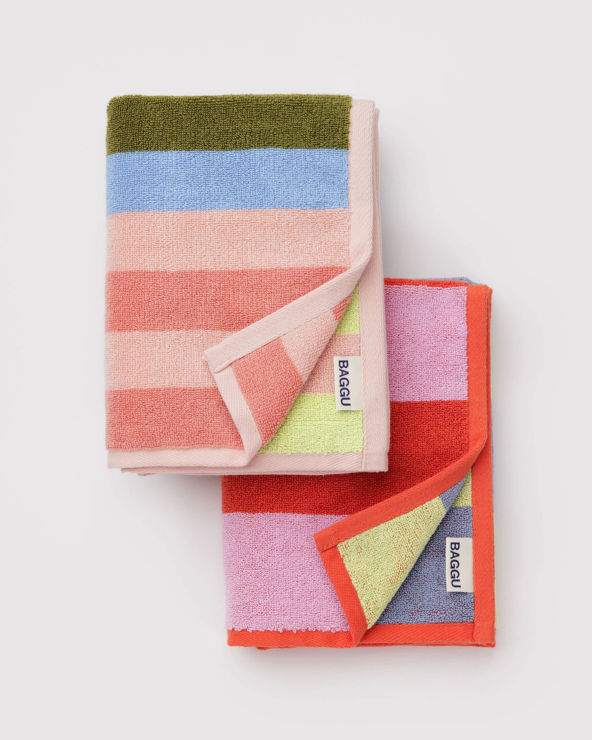 Hand Towel Set - Pool Stripe Mix