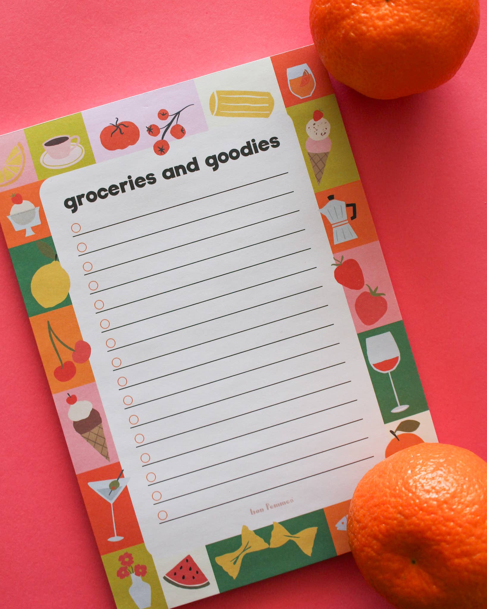 Groceries and Goodies Notepad