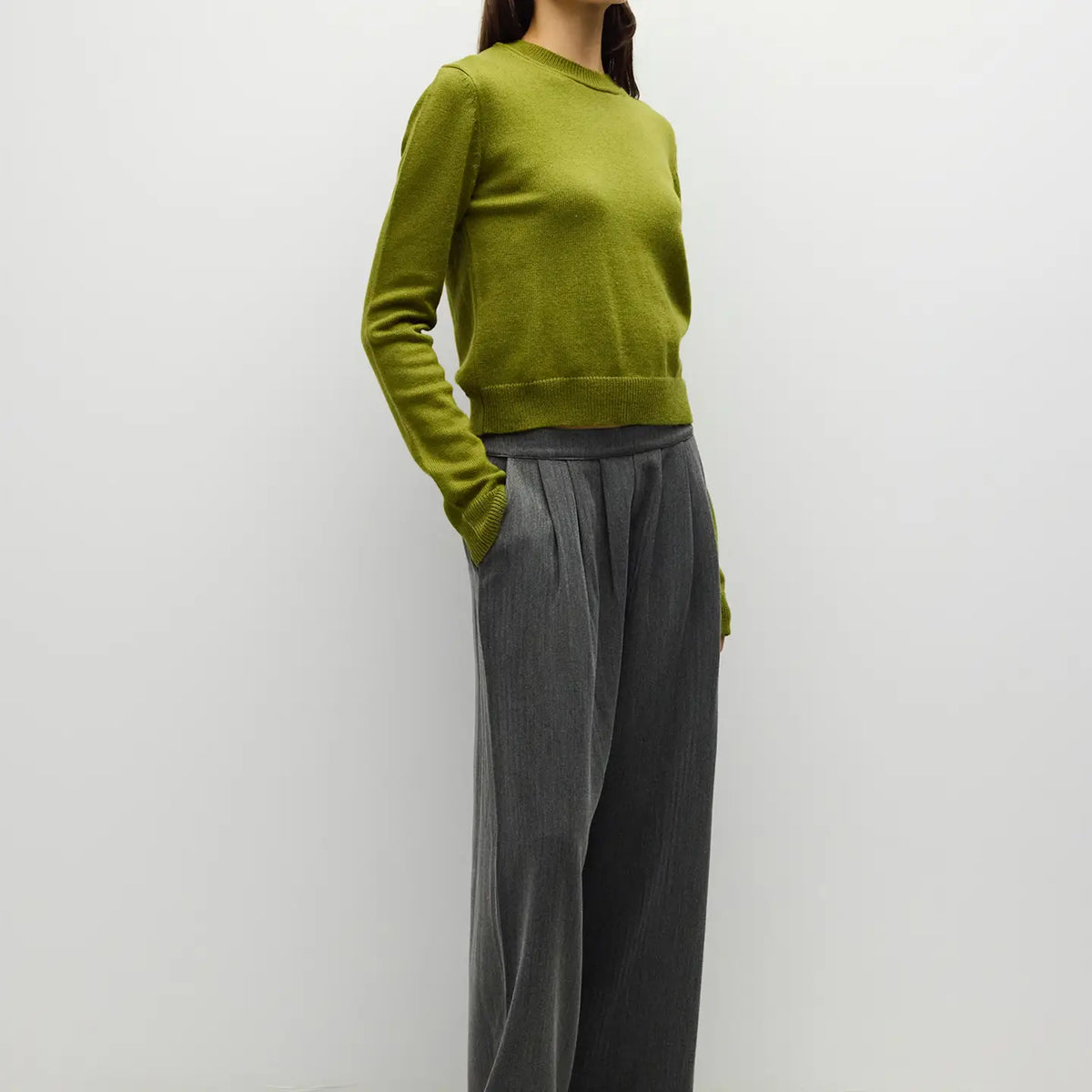 The Tristan Sweater - Moss