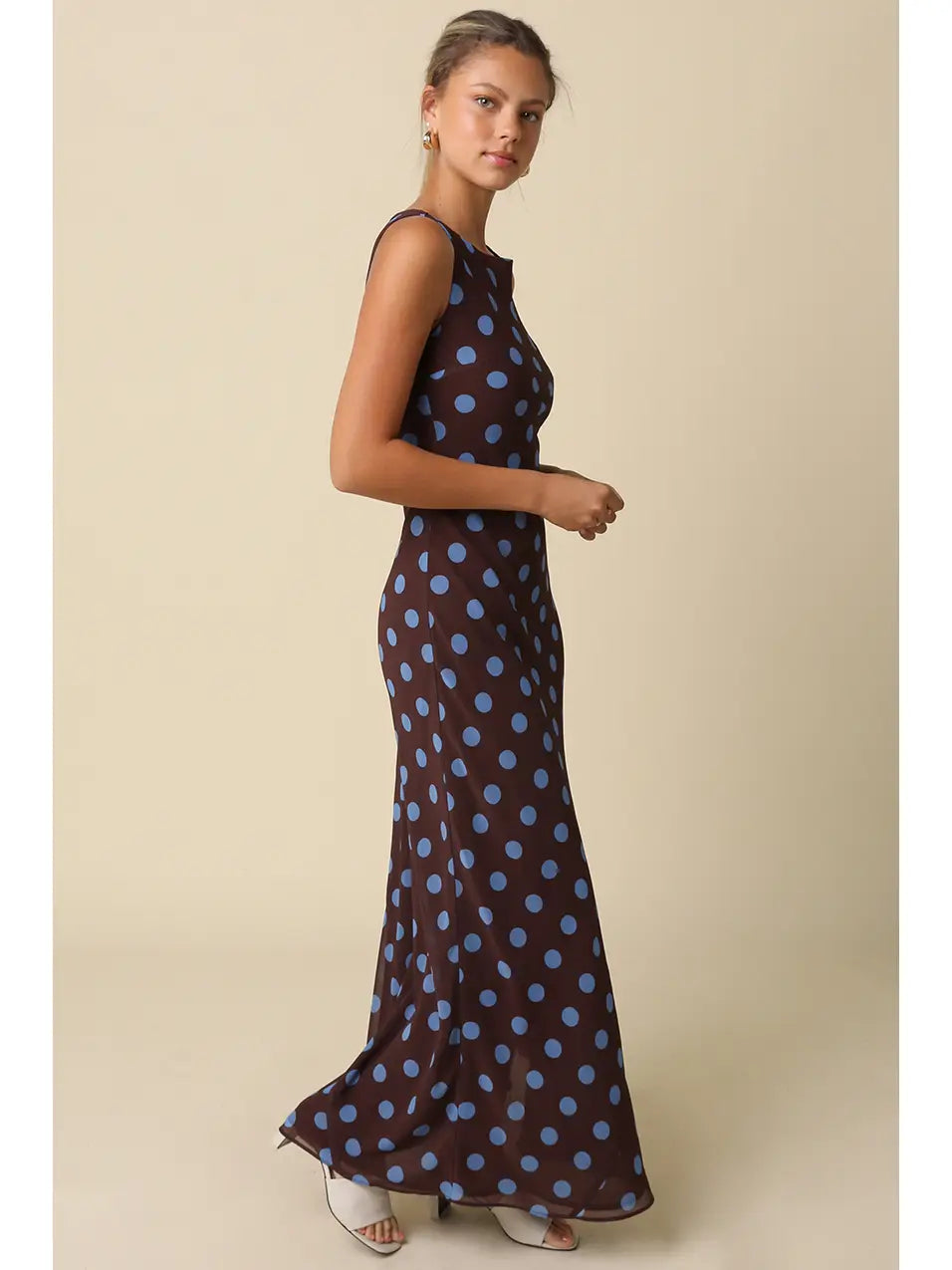 Miley Polka Dot Maxi Dress