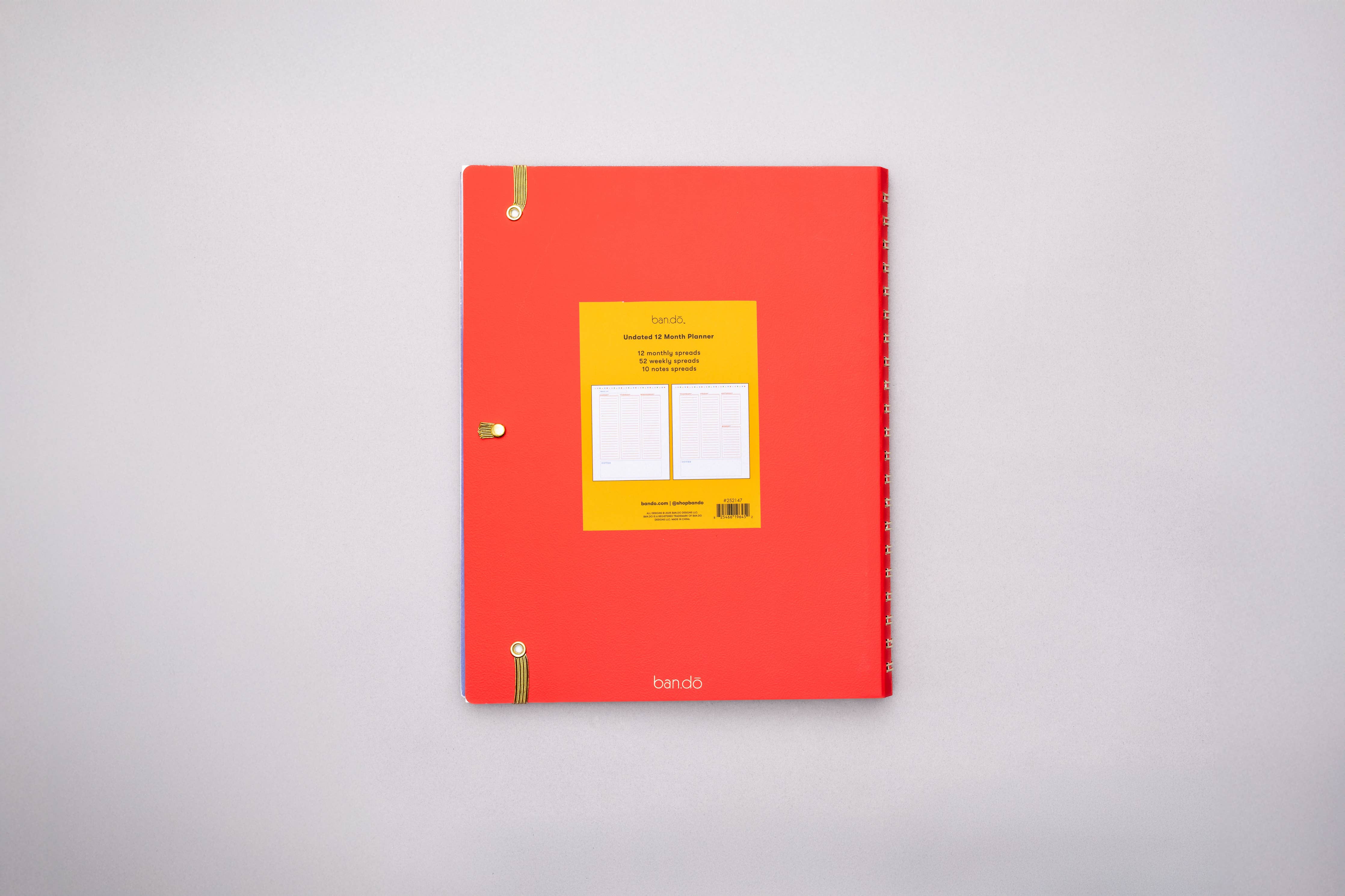 Weekly Undated Planner, Ready for Anything