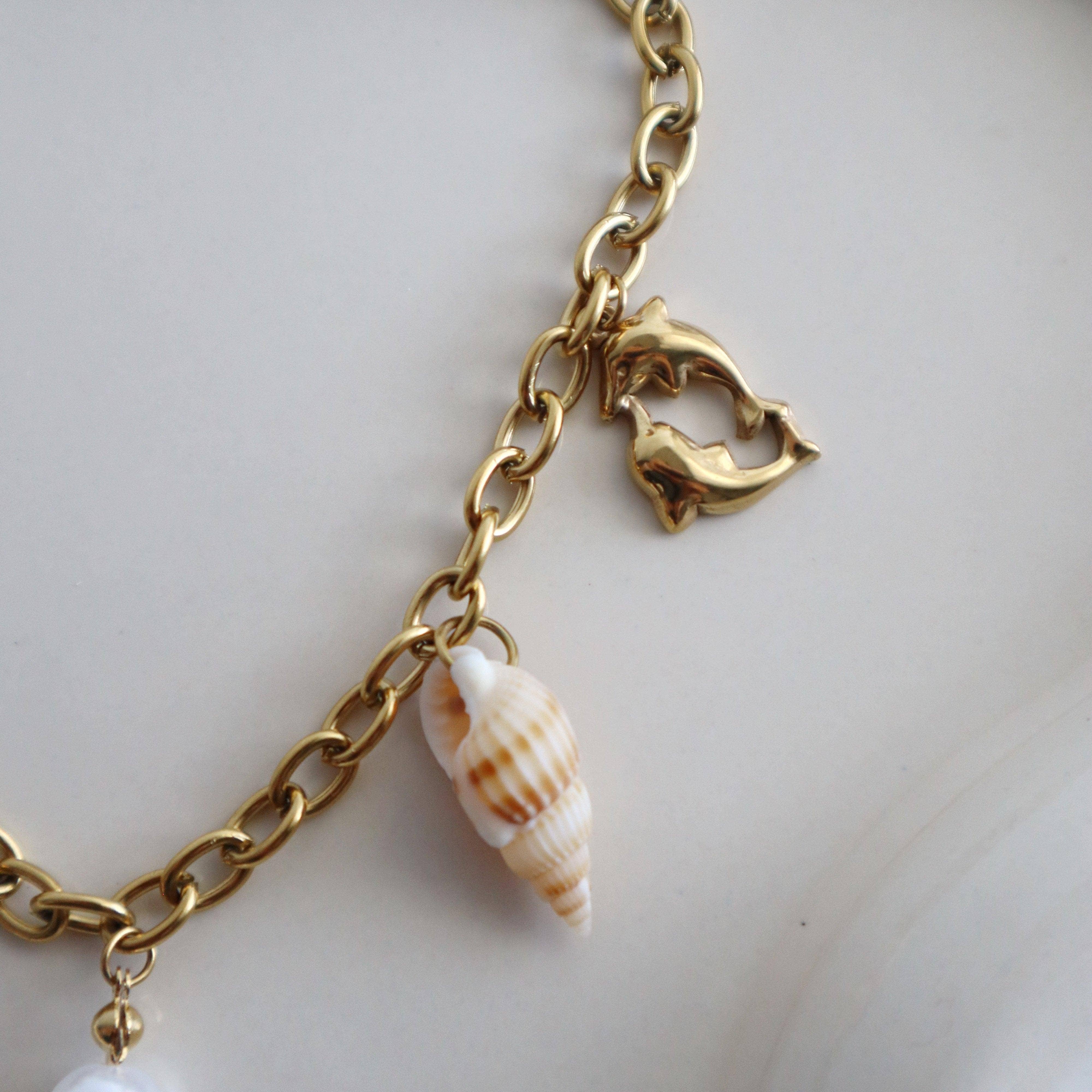 Coastal Beach Charm Necklace