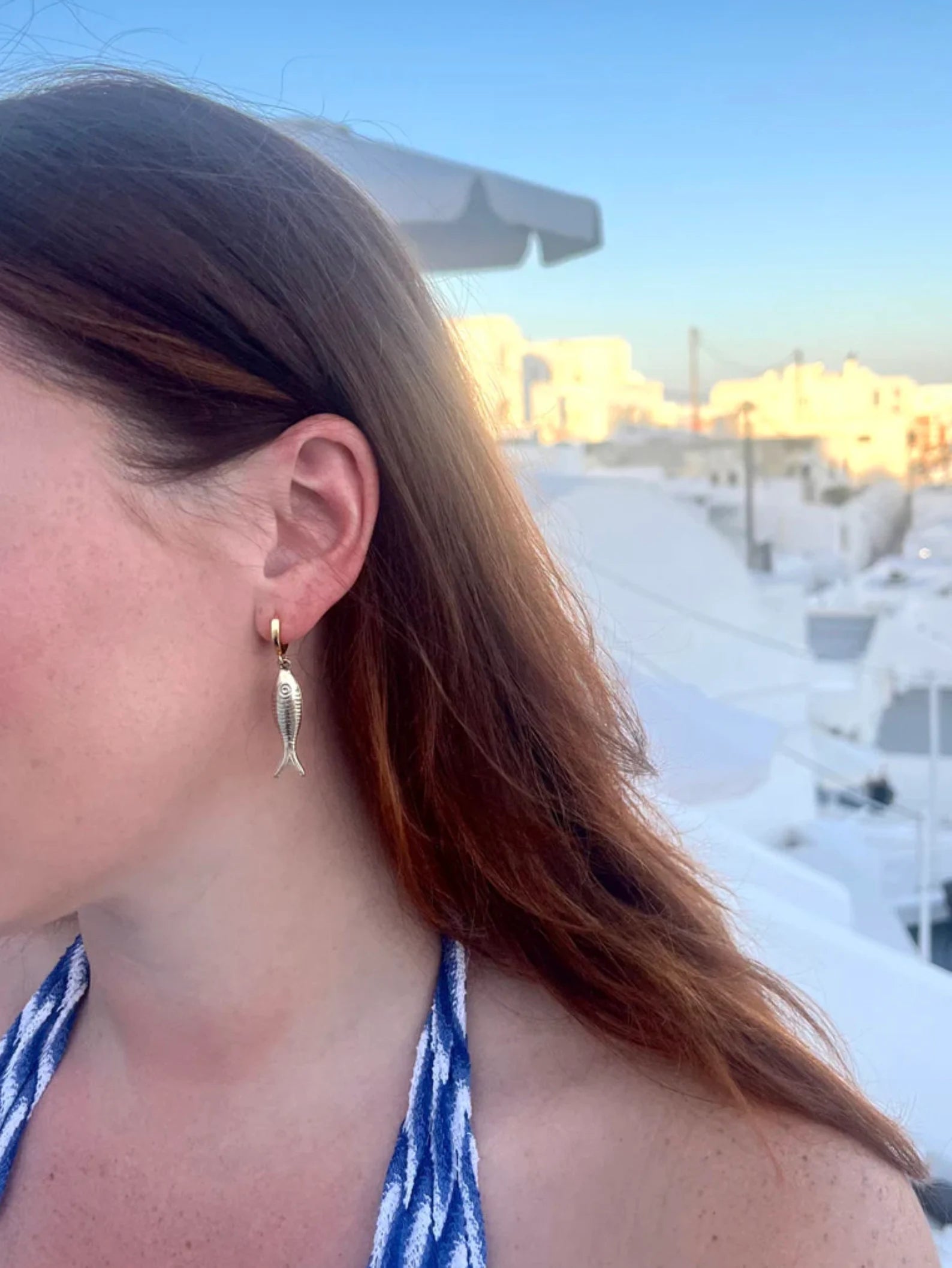 Fish Earrings - Gold