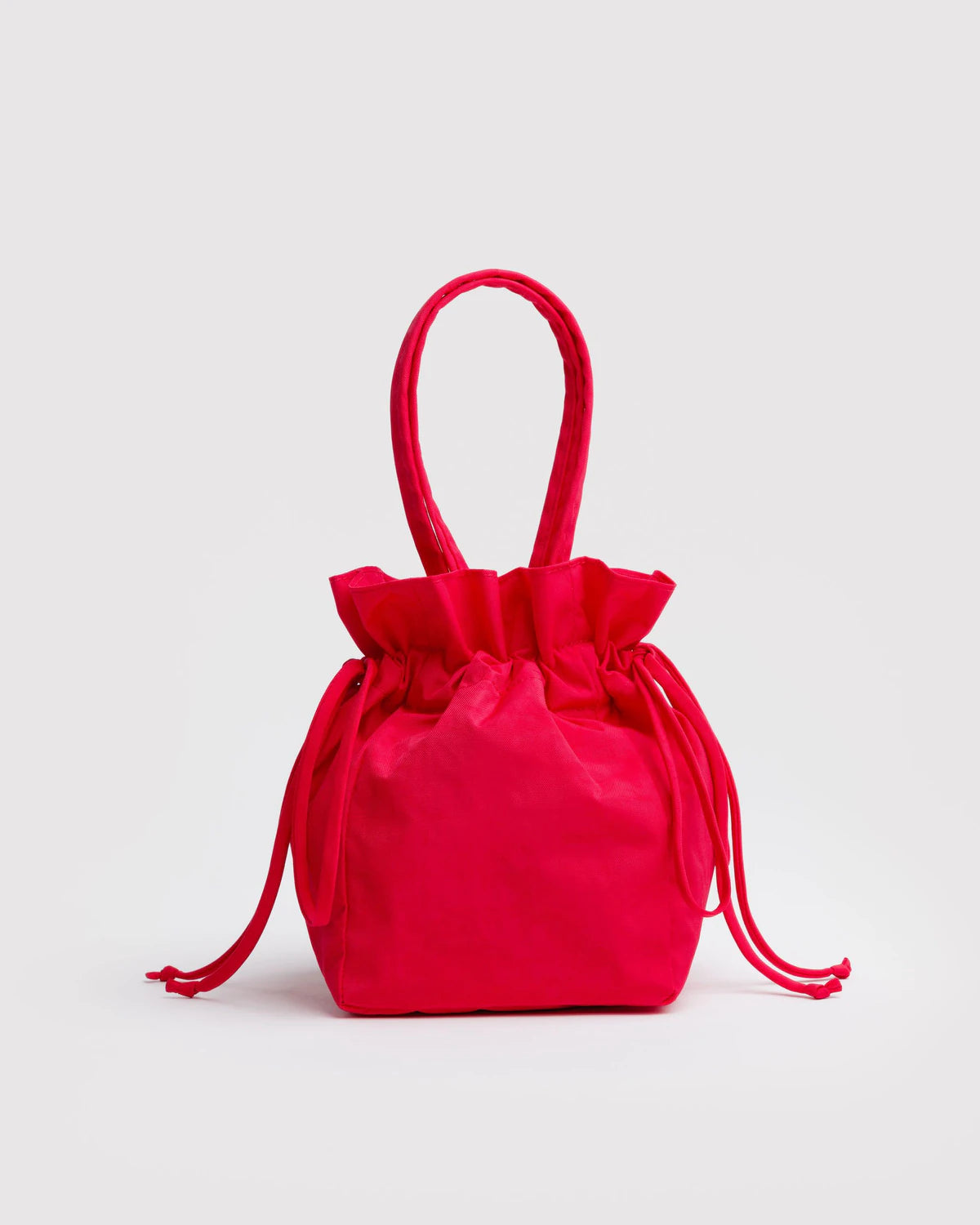 Nylon Drawstring Bag - Candy Red