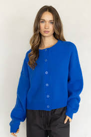 Alyssa Cardigan - Royal Blue