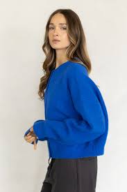 Alyssa Cardigan - Royal Blue