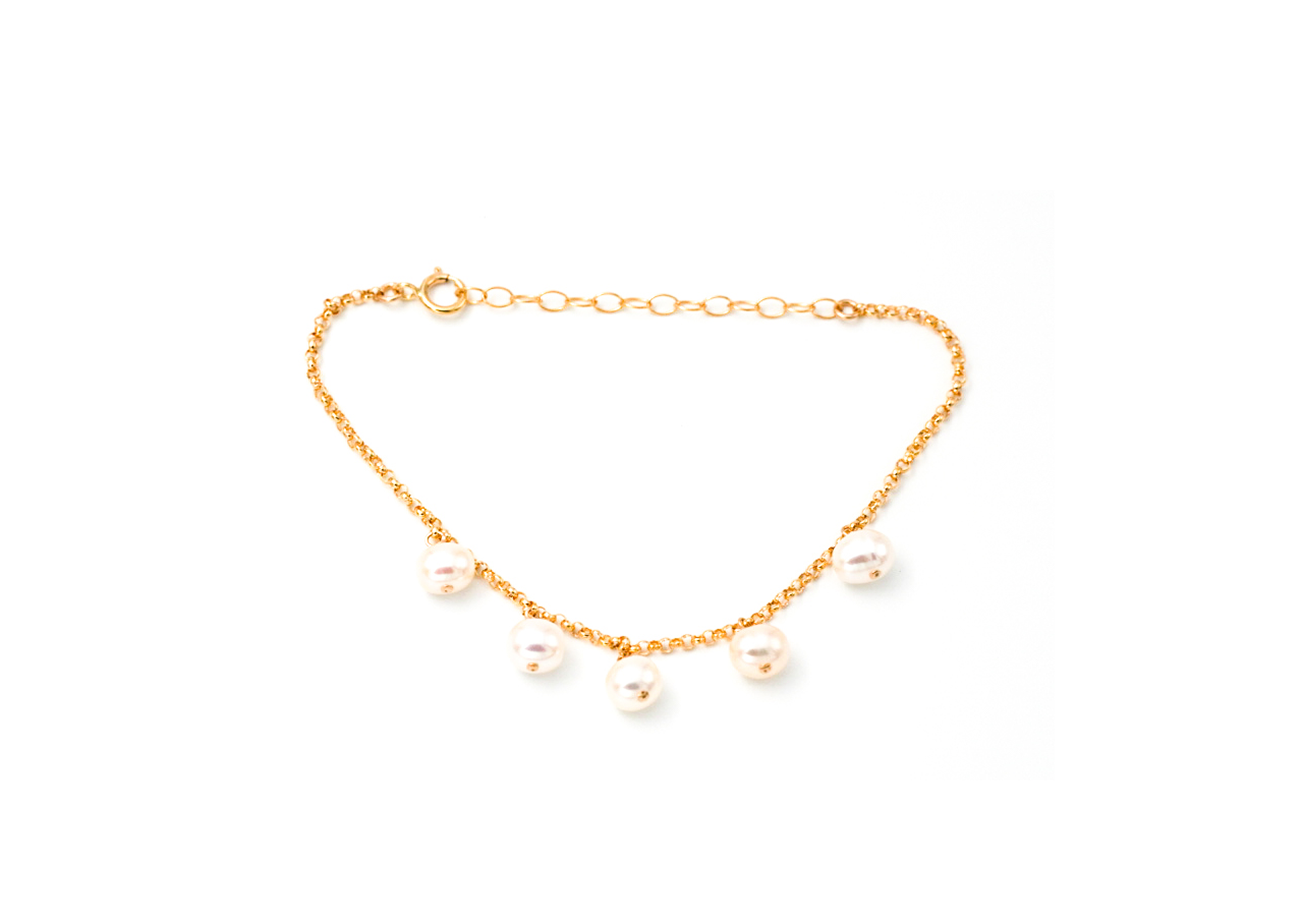 Five Pearl Bracelet