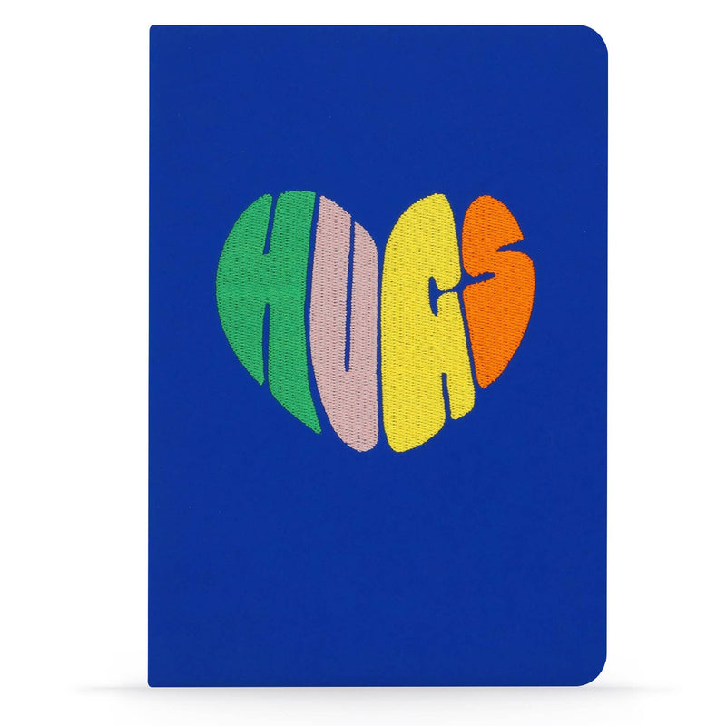 Hugs Vegan Embroidered Journal