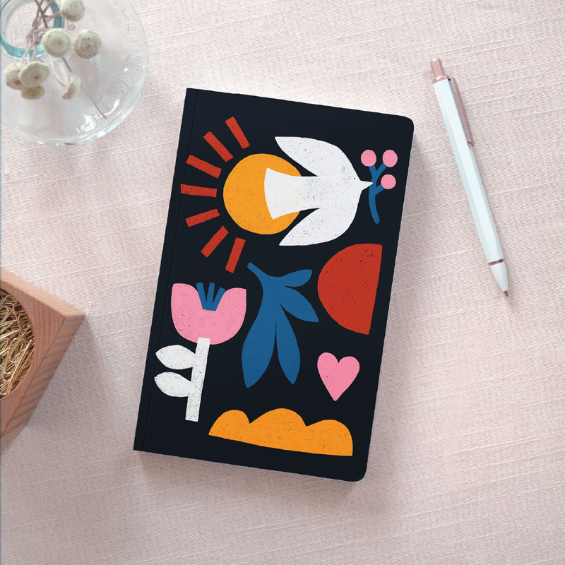 Sun & Bird - Classic Layflat Notebook