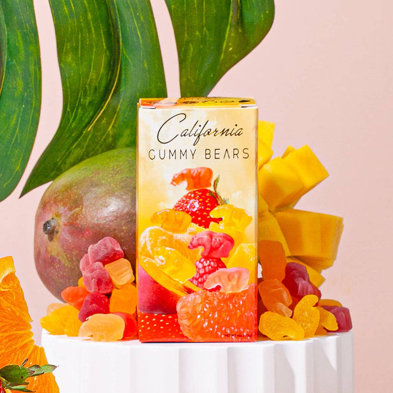 CALIFORNIA FRUIT MIX - Gummy Bears - Real Fruit