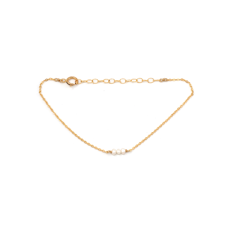May Martin - Three Pearl Bracelet