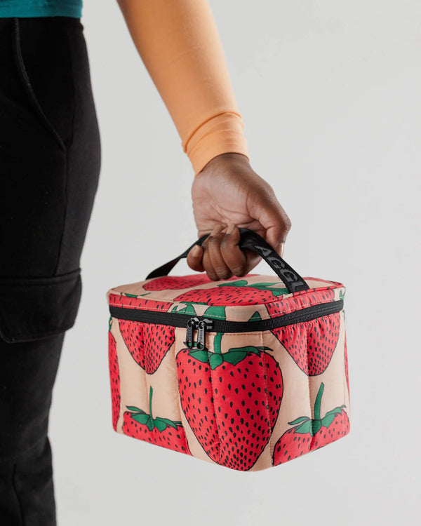 Puffy Lunch Bag - Strawberry