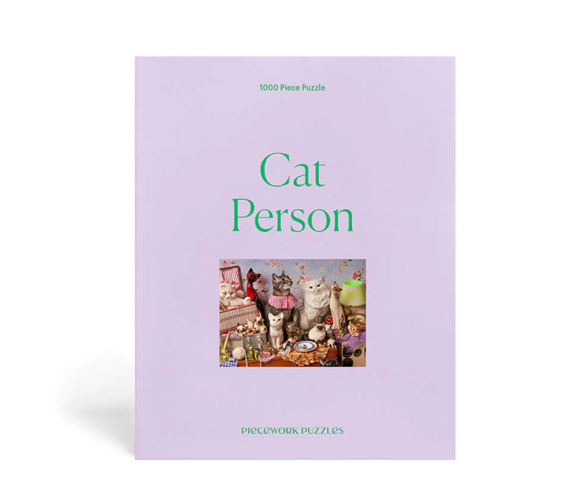 Piecework Puzzles ✨ Cat Person 1000 Piece Puzzle 