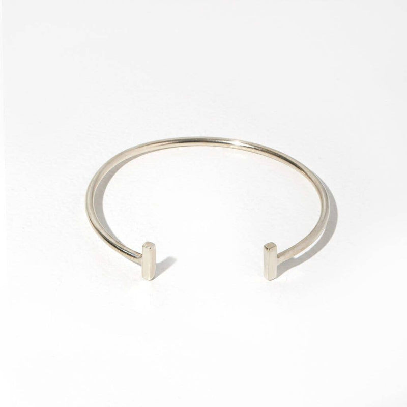 Strand Bracelet | Double T | Sterling Silver