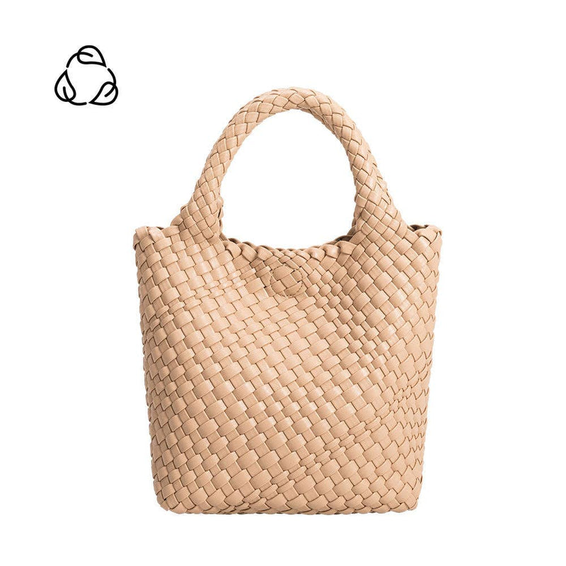 Eloise Small Recycled Vegan Tote Bag in Nude
