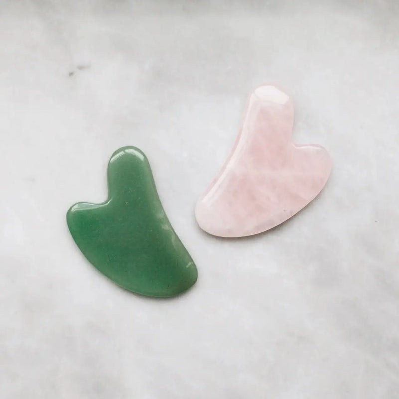 The Rose Quartz Gua Sha Facial Lifting Tool