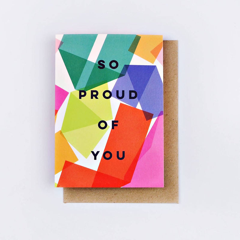 So Proud of You Origami Card