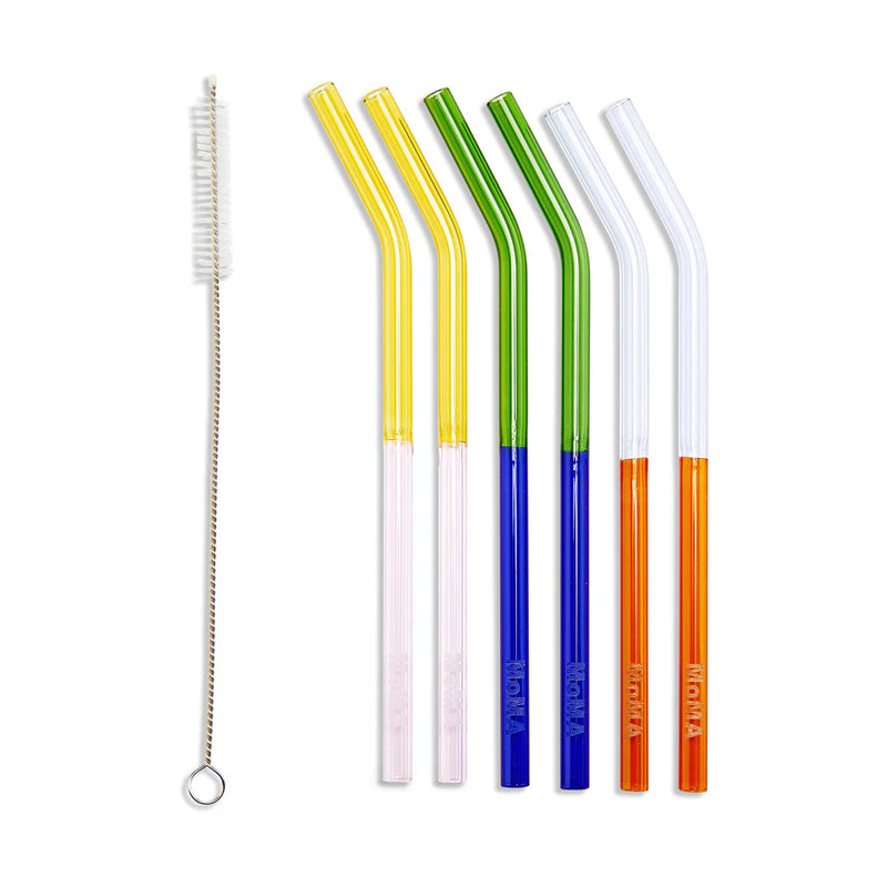 Moma Glass Straw Set